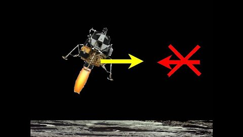Problem with the control of the thrust of the lunar module