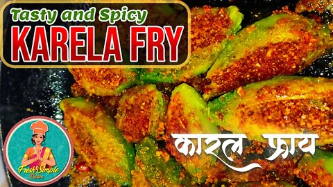 Bharlela Karla Fry Recipe: Easy, tasty and healthy | कारले फ्राय #Recipe #Healthy #EasyRecipe
