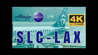 Trip Report Alaska Airlines (Skywest) Embraer 175 SLC-LAX Economy Review