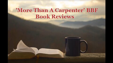 'More Than A Carpenter' (BBF Book Reviews) 002