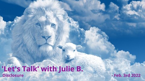 Let's Talk with Julie B. Feb 3, 2022