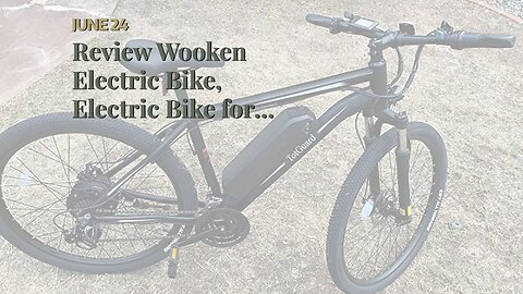 2023 Review Wooken Electric Bike, Electric Bike for Adults 27.5'' E-Bikes with 500W Motor, 21.6...
