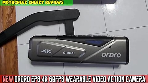 NEW ORDRO EP8 4k 60 fps 130° viewing angle night vision UHD hands free camera review.