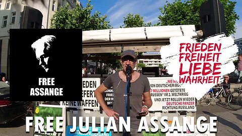 Friedenslauf für JulianAssange / 03-07-23 Frankfurt/Main