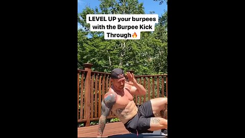 💪 Level Up Your Burpees with the Burpee Kick Through! 💪