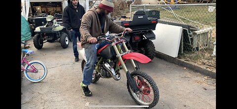 Insane Honda 2 stroke dirtbike