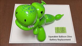 How to Replace the Batteries in a Squeakee Balloon Dino