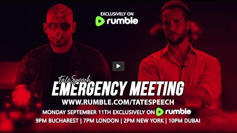 Emergency Meeting Episode 16 - THE WORLD'S ON FIRE Andrew Tate