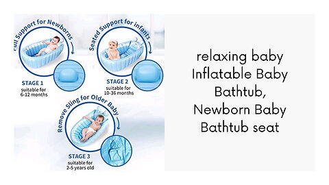 relaxing baby Inflatable Baby Bathtub, Newborn Baby Bathtub seat