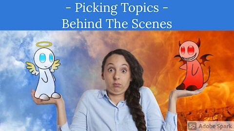 Picking Topics - Behind The Scene - Fun Stuff