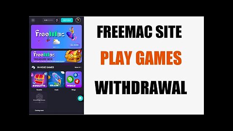 FreeMac Site Latest Update || How To Play Games || Instant Withdraw In Trust Wallet