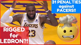 Is the NBA RIGGING the Season for LEBRON & LAKERS? 31 PENALTIES!! #pacers #nbareaction #undisputed
