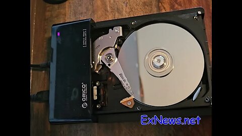 Topless Western Digital 500 GB Dead Hard Drive Spins