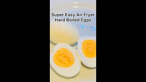 How To Cook Eggs Using Air Fryer? Super Easy Air Fryer Hard Boiled Eggs.
