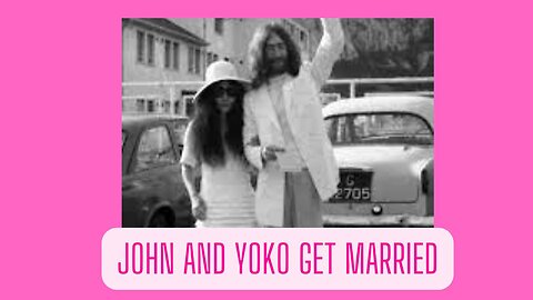 "The Most Controversial Wedding Ever? John Lennon & Yoko Ono's SHOCKING Marriage on March 20, 1969!"