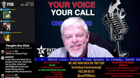 2024-02-10 22:00 EST - Your Voice, Your Call: with Chris Moore