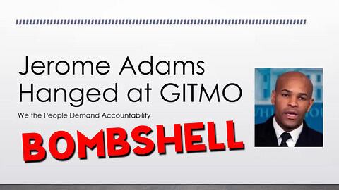 Bombshell! Execution of Jerome Adams at GITMO