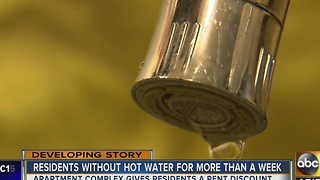 Glendale apartments left without water