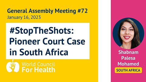 #StopTheShots: Pioneer Court Case in South Africa | Shabnam Palesa Mohamed