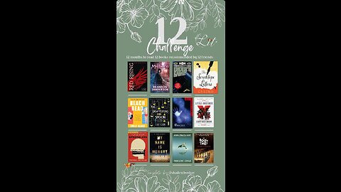 12 Books in 12 Months Challenge