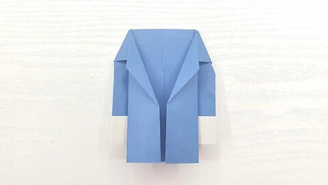 Origami easy paper suit jacket with Ski