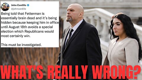 John Fetterman Wife & Kids Flee To Canada As Rumors Circulate He's GRAVELY ILL - Possibly Brain Dead