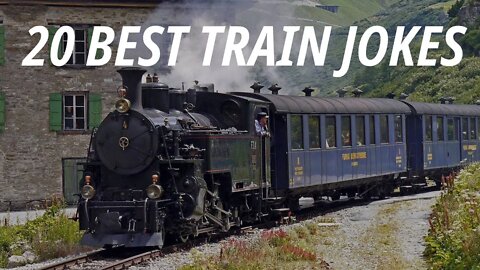 It's FULL STEAM Ahead - 20 Best Clean TRAIN & RAILWAY Jokes !