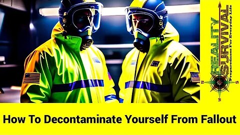 How To Decontaminate Yourself From Nuclear Fallout