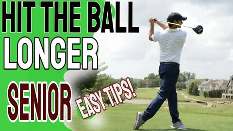 Hit It LONGER As You Get OLDER | Best Driver Swing For Senior Golfers