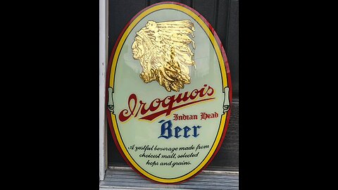 Iroquois beer all finished up 23k gilded