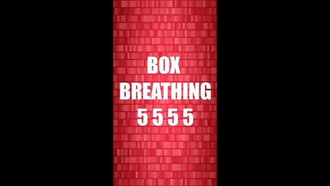 5 5 5 5 ❯ Box Breathing Technique Guided ❯ square breathing ❯ Navy Seals Technique #Shorts