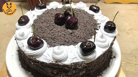 Black Forest Cake Recipe | Combo of Chocolate & Cherries