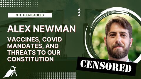 Alex Newman: Threats to Our Republic – YouTube Censored and Removed this Video!