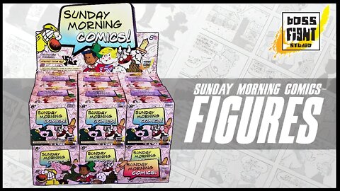 Boss Fight Studio Sunday Morning Comics Series 1 Collectible Figures Unboxing @The Review Spot