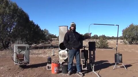 Wood stove runs a generator 'final video' make's gasoline, and propane