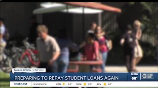 Preparing to repay student loans again