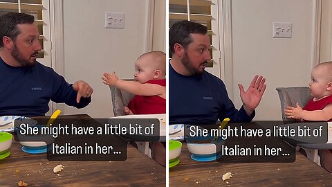 Daddy & Daughter's Playful Debate Is Truly Delightful To Watch