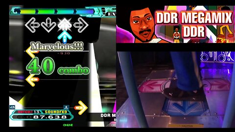 DDR MEGAMIX - DIFFICULT - AA#433 (Full Combo) on Dance Dance Revolution A20 PLUS (AC, US)