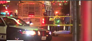 Teen dies after hit by bus in southeast Las Vegas