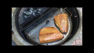Smoked Salmon on the Slow 'N Sear Kamado