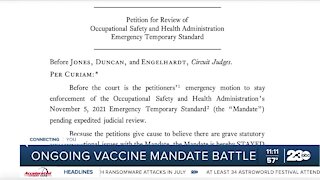 Attorney speaks on the ongoing vaccine battle