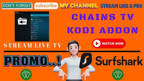 CHAINS TV Kodi Addon - Best LIVE TV Kodi 20.1 Nexus Addon