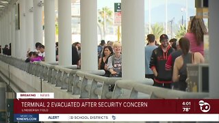SAN Terminal 2 evacuated after security concern