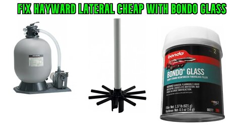 hayward lateral repair cheap with bondo glass