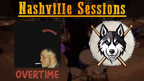 66 — Zach Bryan — Overtime — HuskeyDrums | Nashville Sessions | @First Sight | Drum Cover