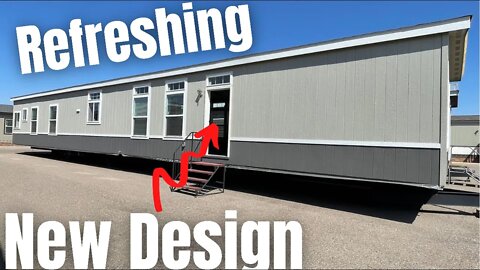 All New Fresh Looking Single Wide Mobile Home | Home Tour