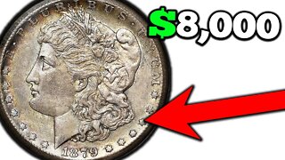 SUPER RARE 1879 Silver Morgan Dollar Coins Worth A LOT of Money!