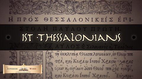 1 Thessalonians 5:16-19 (The Will of God in Christ Jesus for You)