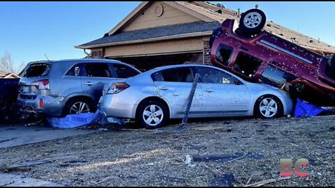 12 injured as tornadoes tear through Oklahoma City area, hurricane-force winds sweep across Plains