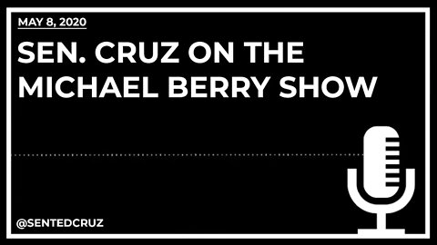 Cruz on the Michael Berry Show: “What Happened to Shelley Luther Was Wrong”